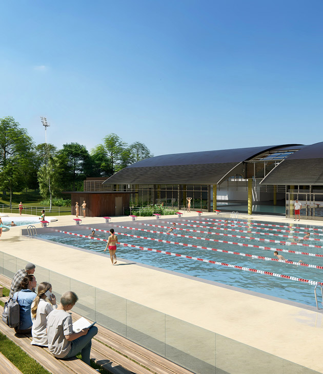 Lauréats du concours — Centre aquatique Aquarelle de Saintes